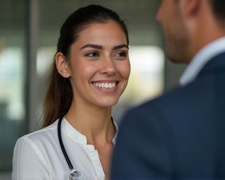 Asesor brindando servicio en Español
